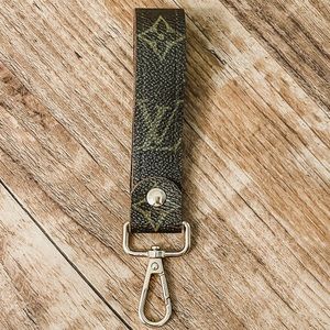 6.25” Upcycled Keychain made from Authentic Louis Vuitton Speedy 35